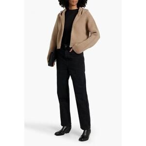 KHAITE Martin High-Rise Straight-Leg Jeans Black - 26